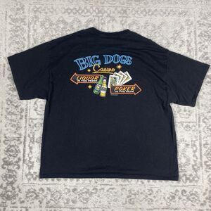 2006 Big Dog Casino T Shirt Liquor In The Front Poker In The Rear Size 2XL XXL